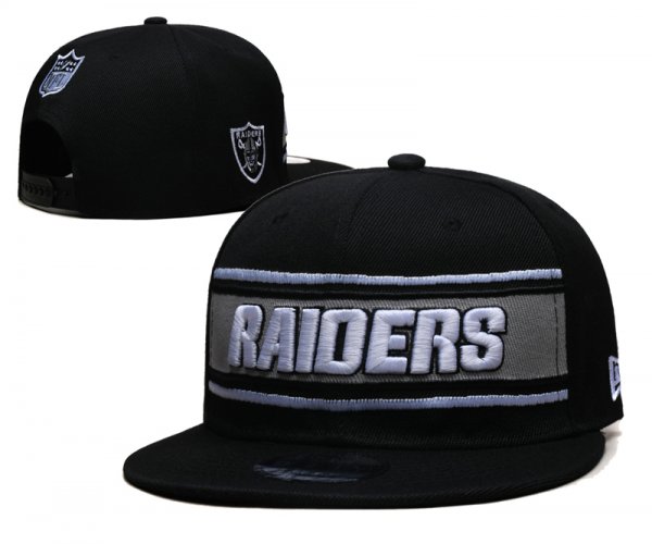 Las Vegas Raiders Black and Gray Cap