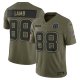 Men's #88 CeeDee Lamb Dallas Cowboys Nike 2025 Salute to Service Limited Olive Jersey