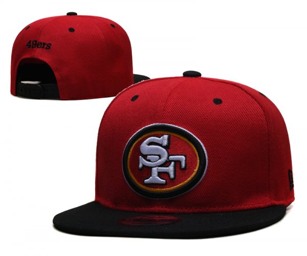 San Francisco 49ers Red and Black Cap