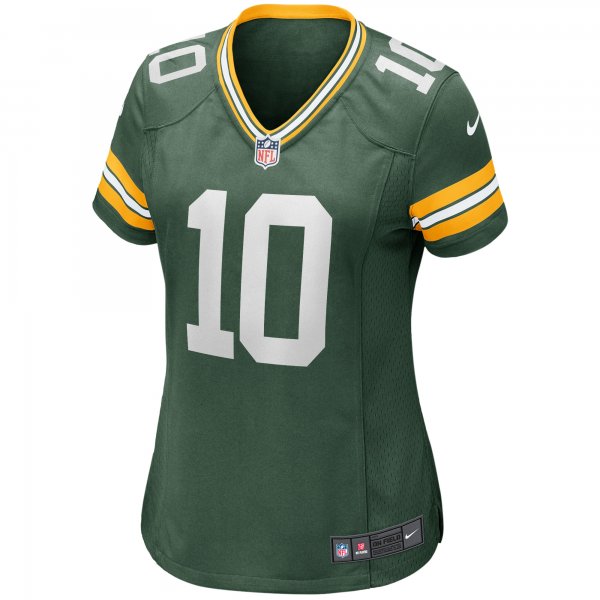 Women's Green Bay Packers Jordan Love Nike Green Game Jersey