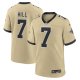 Men's New Orleans Saints #7 Taysom Hill Nike Gold Gameday Golds Alternate Game Player Jersey