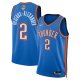 Men's Unisex Oklahoma City Thunder #2 Shai Gilgeous-Alexander Nike Blue 2025 NBA Finals Swingman Jersey - Icon Edition