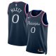 Men's Unisex Philadelphia 76ers #0 Tyrese Maxey Nike Navy 2025/26 Swingman City Edition Jersey