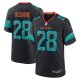 Men's #28 De' Von Achane Miami Dolphins Nike 2025 Rivalries Collection Game Pitch Blue Jersey
