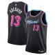 Men's Unisex Miami Heat #13 Bam Adebayo Nike Black 2025/26 Swingman City Edition Jersey