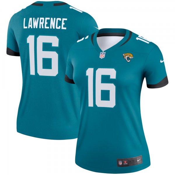 Women's Jacksonville Jaguars Trevor Lawrence Nike Teal Legend Jersey