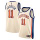 Men's Unisex New York Knicks #11 Jalen Brunson Nike Cream 2025/26 Swingman City Edition Jersey