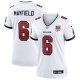 Women's Tampa Bay Buccaneers #6 Baker Mayfield Nike White 50th Anniversary Game Jersey