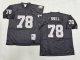 Men's Las Vegas Raiders #78 Art Shell Black Mitchell & Ness Jersey