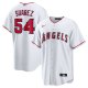 Men's Los Angeles Angels JosÃÂ© Suarez Nike White Home Replica Player Jersey