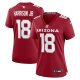 Women's Arizona Cardinals #18 Marvin Harrison Jr. Nike Cardinal Player Game Jersey
