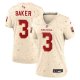 Women's #3 Budda Baker Arizona Cardinals Nike 2025 Rivalries Collection Game Natural Jersey
