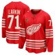 Men's Detroit Red Wings #71 Dylan Larkin Red Centennial Breakaway Player Jersey