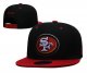 San Francisco 49ers Black and Red Cap