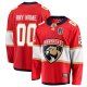Men's Florida Panthers Fanatics 2025 Stanley Cup Final Home Breakaway Custom Red Jersey